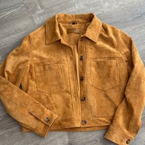 Blank NYC Camel Suede Jacket